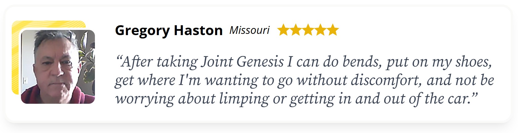 joint genesis review 4